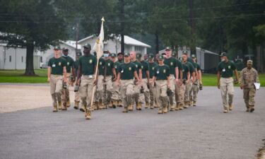In this file photo on the Louisiana Army National Guard Youth Challenge Program Facebook page