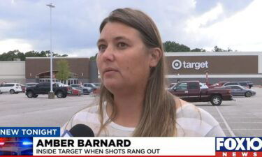 Amber Barnard was inside Target when shots rang out.