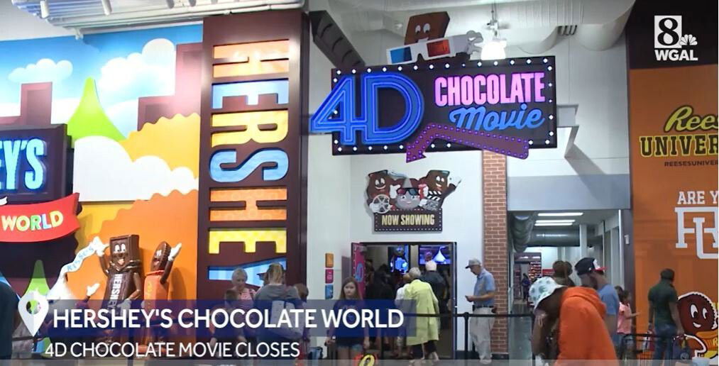 <i>WGAL</i><br/>Hershey's Chocolate World has rolled the final credits on its 4D Chocolate Movie. The last showing was Monday.
