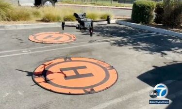 Irvine police are using drones to make missing person announcements.