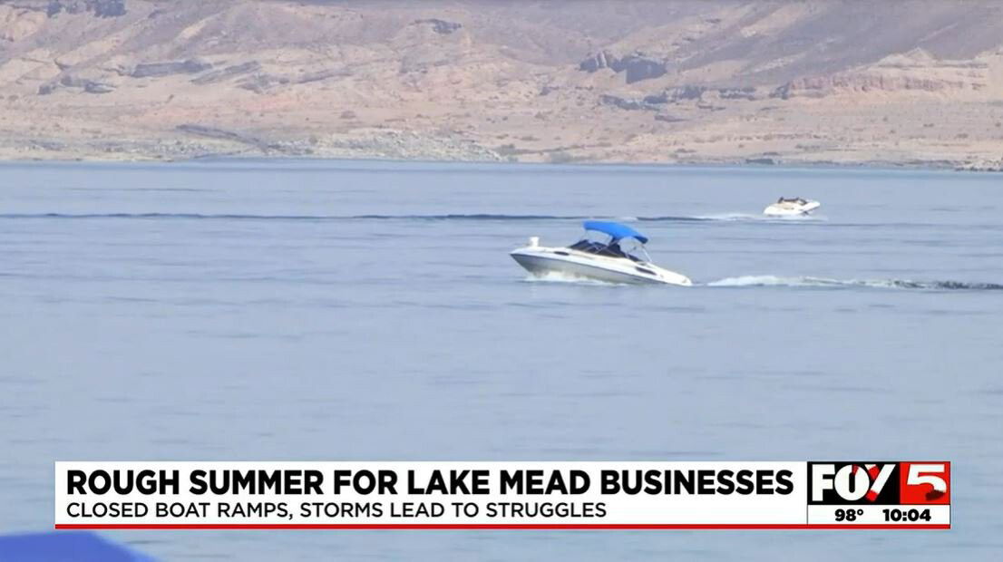 <i>KVVU</i><br/>The summer on Lake Mead has been quieter than expected this year.