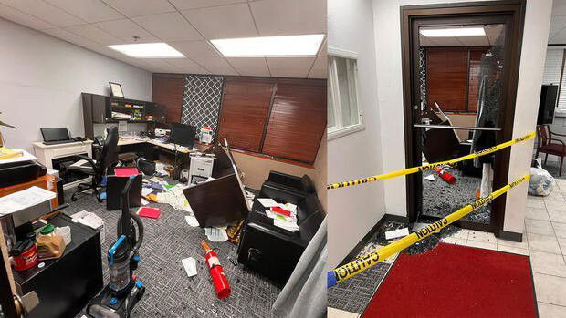 <i>WCCO</i><br/>A burglar smashed his way through a Minneapolis mosque.