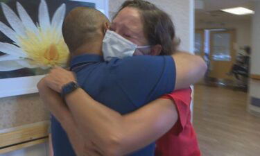 Jose Graciano returns to thank medical staff for saving his life.