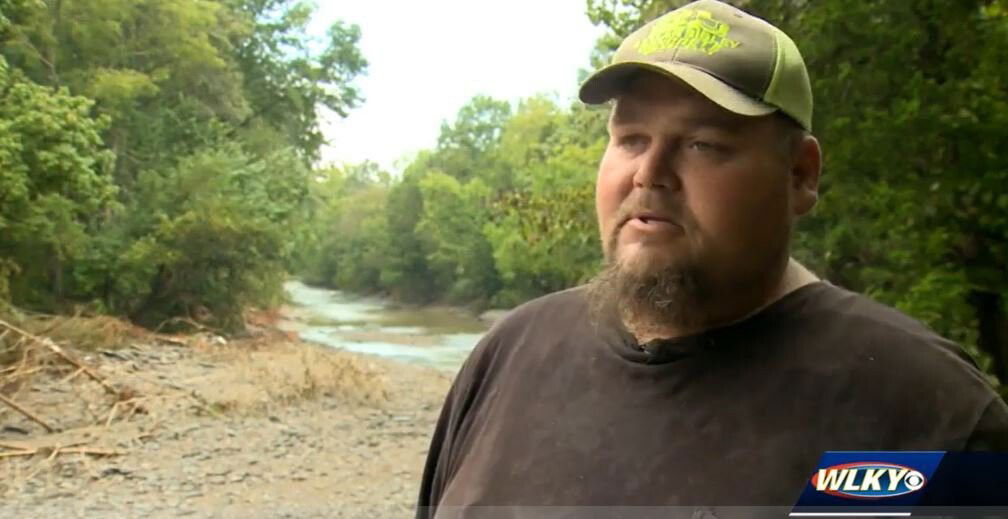 <i>WLKY</i><br/>Tony Wood lost his wife and home in Saturday's flash flood.