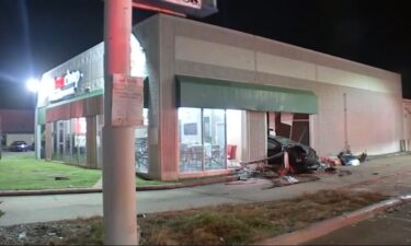 A wrong-way driver is suspected of driving under the influence when he crashed into a restaurant in west Houston