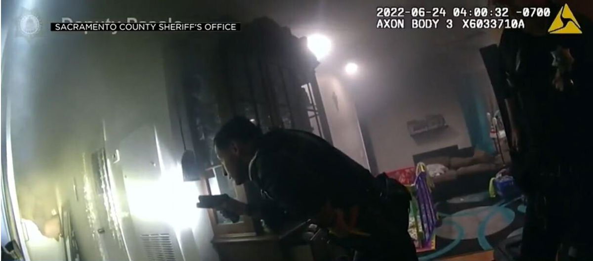 <i>KOVR</i><br/>Body cam video was released of a Sacramento County hostage situation and fire where a 2-year-old boy was rescued.