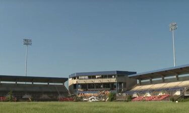 A developer is pleading for a pause in demolition of the Fair Grounds Field.