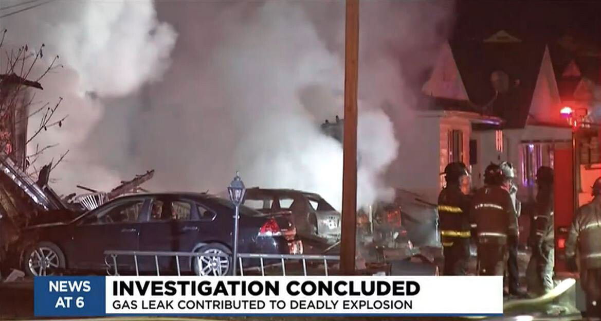 <i>WNEM</i><br/>Investigators: Gas leak contributed to the deadly home explosion.