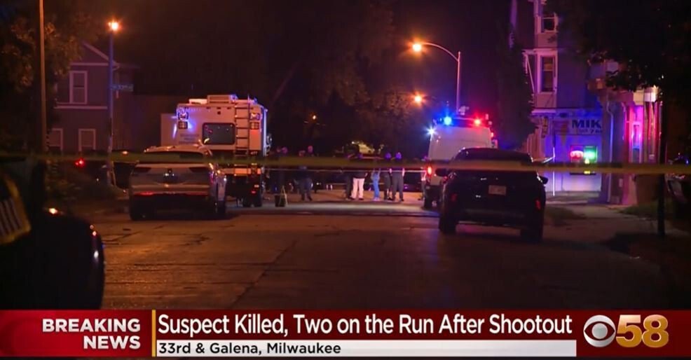 <i>WDJT</i><br/>Man is fatally shot by police after suspects shoot at squad car.
