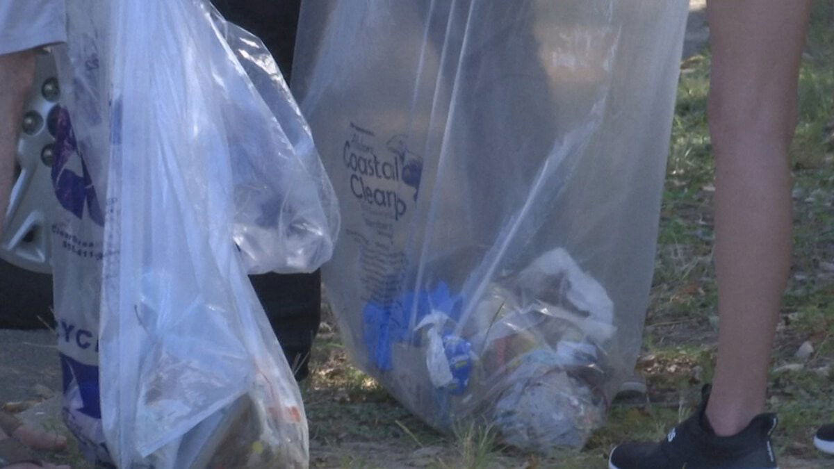 <i>WALA</i><br/>Volunteers clean up the city of Fairhope during the 35th Annual Alabama Coastal Cleanup.