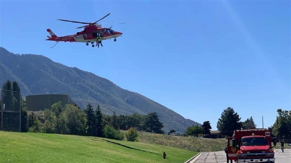 <i>KSL</i><br/>A paraglider was transported by medical helicopter following a crash near Olympus Cove on Sunday.