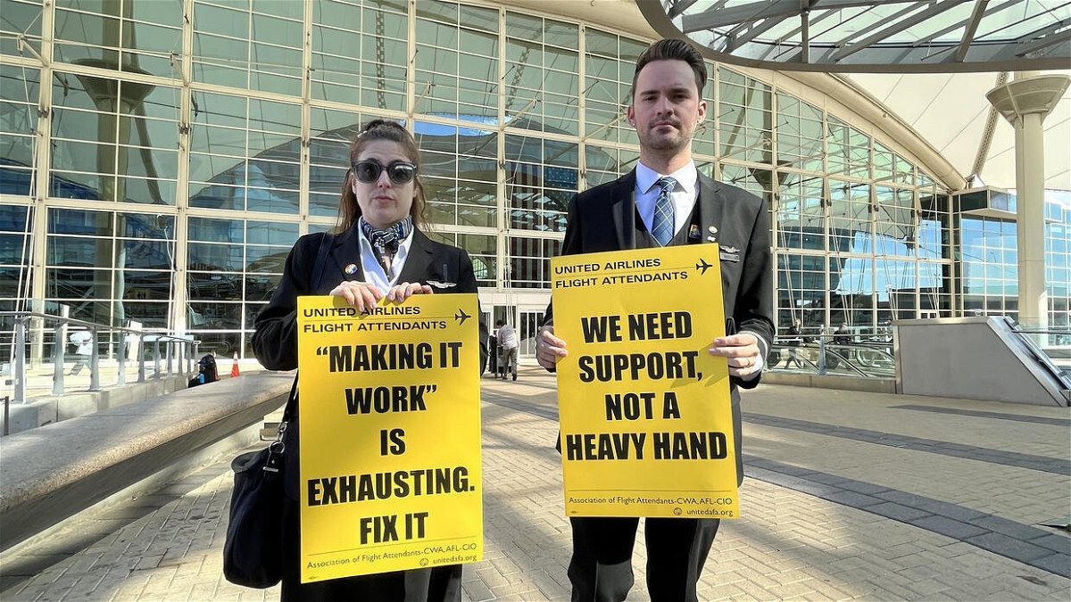 <i>KCNC</i><br/>Flight attendants said they are frustrated with working conditions