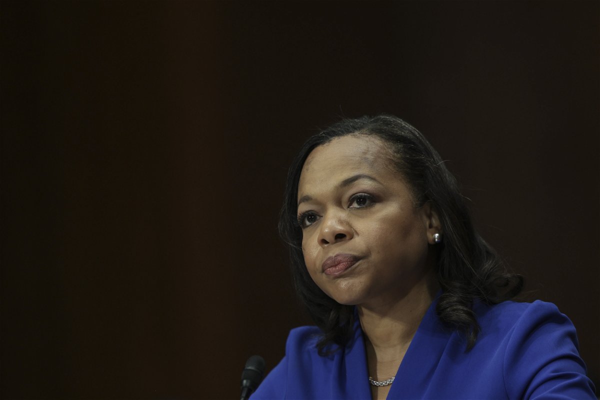 <i>Kevin Dietsch/Getty Images</i><br/>US Assistant Attorney General Kristen Clarke