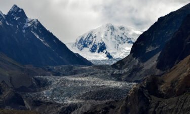 The Passu glacier in Pakistan's northern Gilgit-Baltistan region.