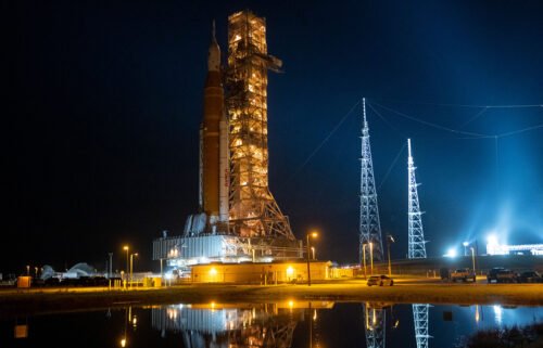 NASA has rolled the massive Artemis I mega moon rocket back into its hangar