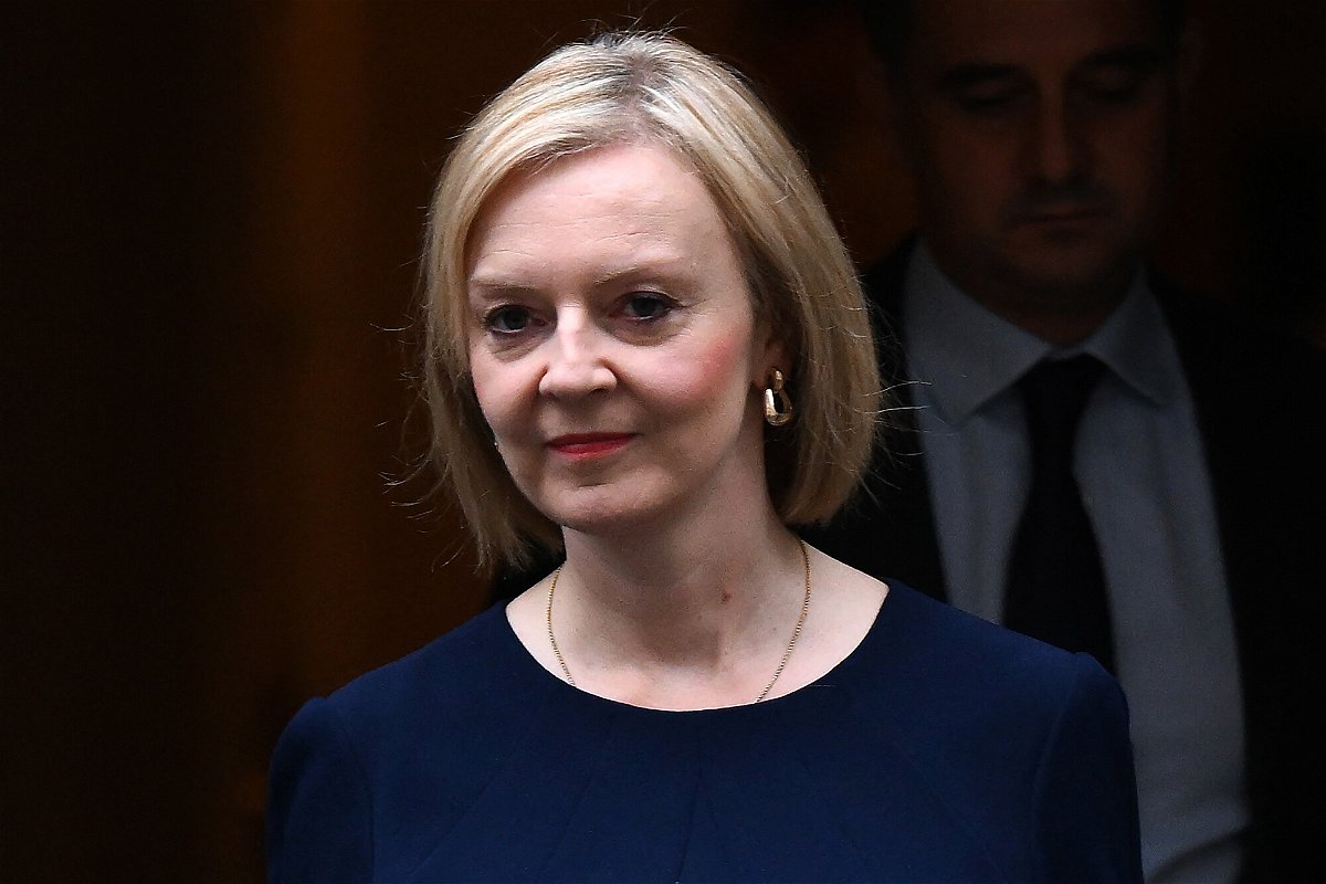 <i>Daniel Leal/AFP/Getty Images</i><br/>Britain's Prime Minister Liz Truss walks out of Number 10 Downing Street in London on September 23. US officials are increasingly troubled by  Truss's proposal to slash taxes during inflation.