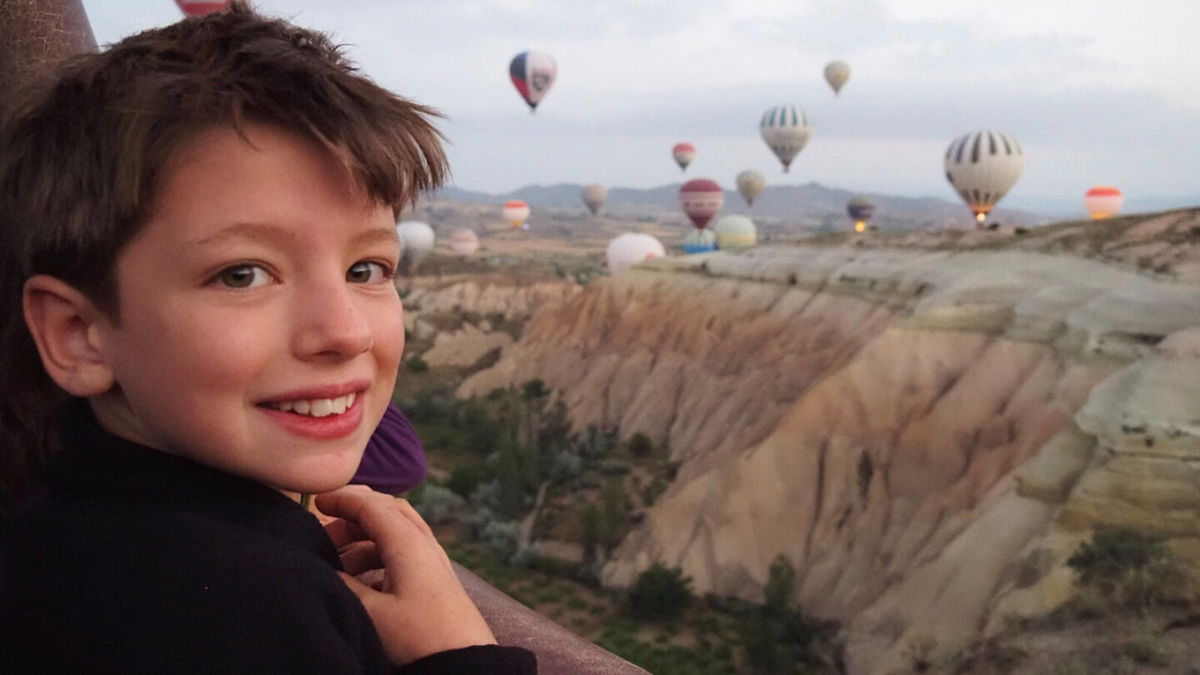 <i>Edith Lemay</i><br/>The couple's son Leo is pictured here during the family's visit to Cappadocia