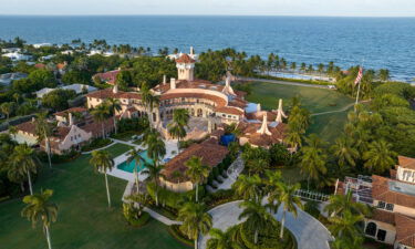 FILE - An aerial view of former President Donald Trump's Mar-a-Lago estate August 10