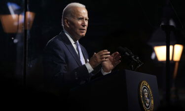 President Joe Biden cited the Democrats' $369 billion climate package