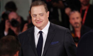 Brendan Fraser attends "The Whale" & "Filming Italy Best Movie Achievement Award" red carpet at the 79th Venice International Film Festival on September 4 in Venice