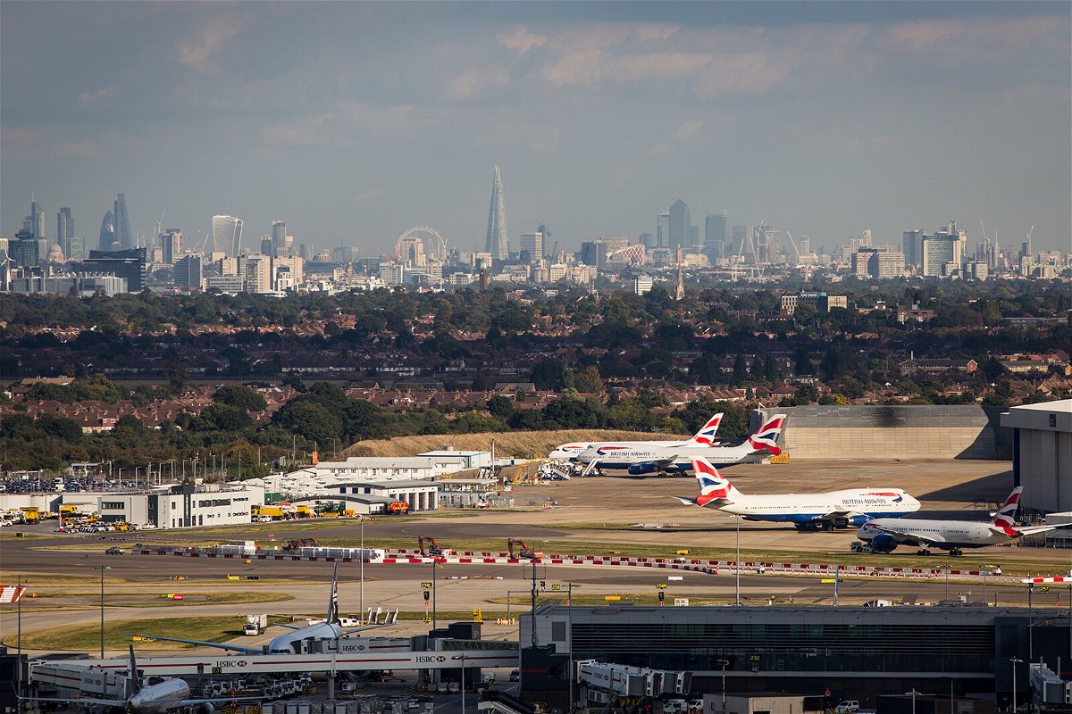 <i>Jack Taylor/Getty Images/File</i><br/>Flights to and from London's Heathrow Airport on the day of the Queen's funeral are being canceled or re-timed 