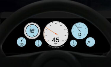 Apple Carplay's speedometer includes a 160 mph speed limit in one version.