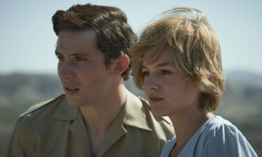 Josh O'Connor as Prince Charles and Emma Corrin as Princess Diana in 'The Crown