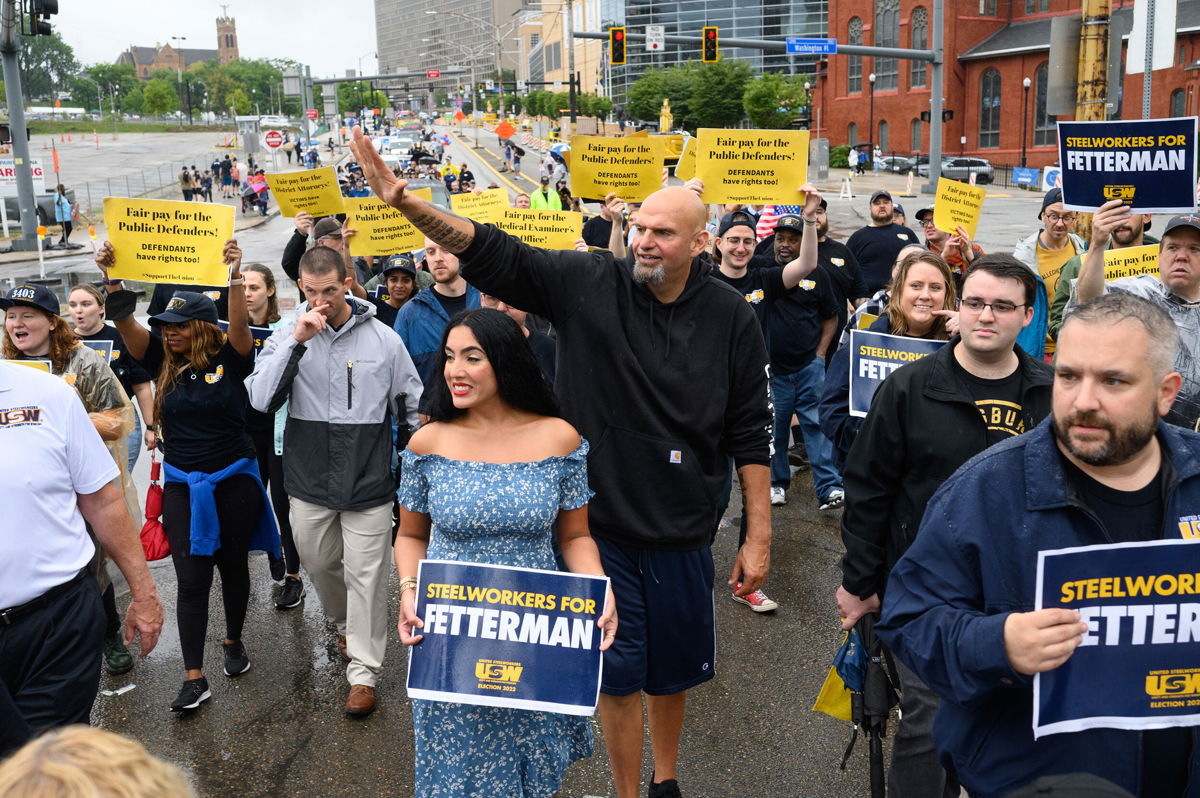 <i>Justin Merriman/Bloomberg/Getty Images</i><br/>John Fetterman