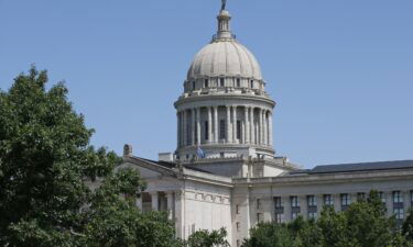 The Oklahoma state Capitol is pictured in Oklahoma City