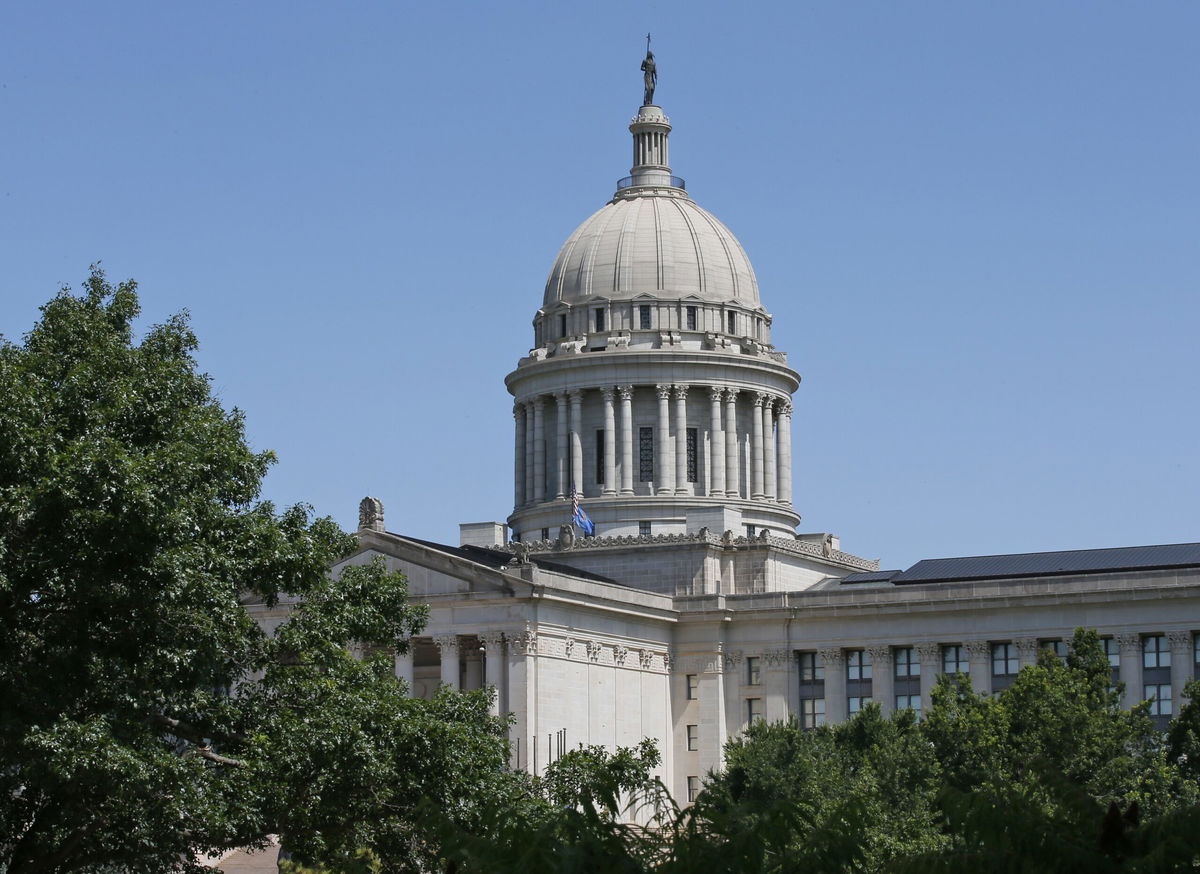 <i>Sue Ogrocki/AP</i><br/>The Oklahoma state Capitol is pictured in Oklahoma City