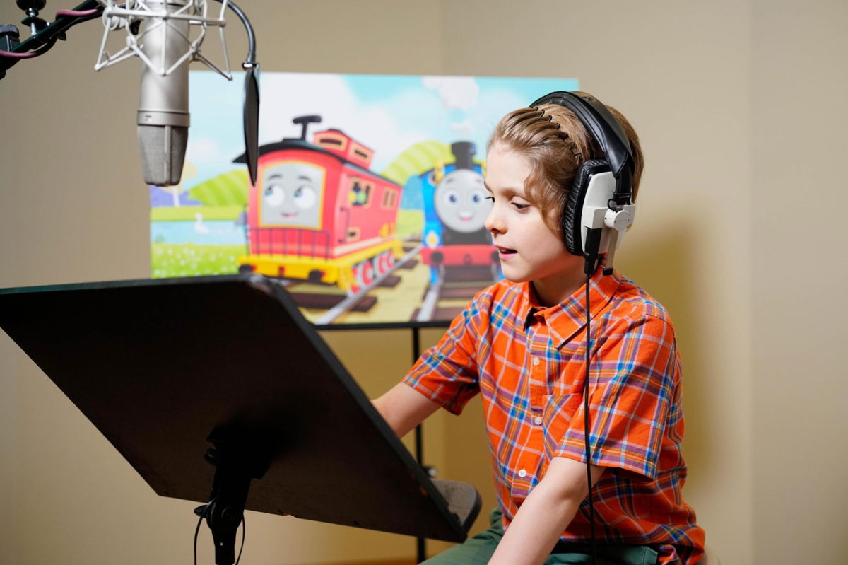 <i>Michael Bowles/Mattel</i><br/>Elliott Garcia voices Bruno the Brake Car in the UK version of 