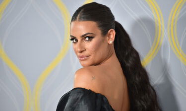 Lea Michele is pictured at the 75th Annual Tony Awards at Radio City Music Hall in New York City on June 12.