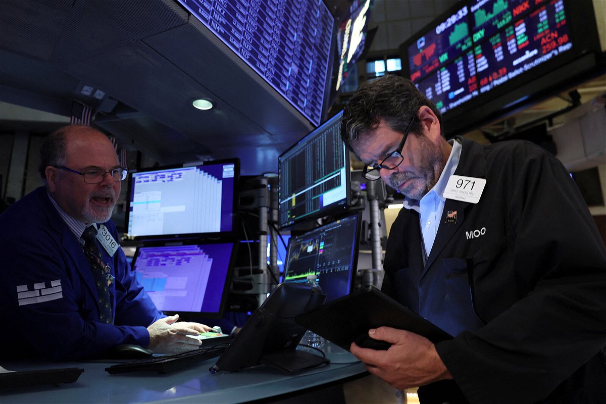 <i>Brendan McDermid/Reuters</i><br/>Stocks fell after rallying at the open