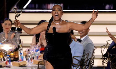 Sheryl Lee Ralph accepts an Emmy for "Abbott Elementary" during the 74th Primetime Emmys.