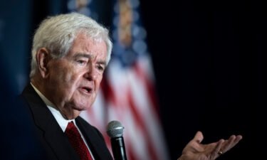 Former Speaker of the House Newt Gingrich speaks during the America First Agenda Summit on July 26 in Washington