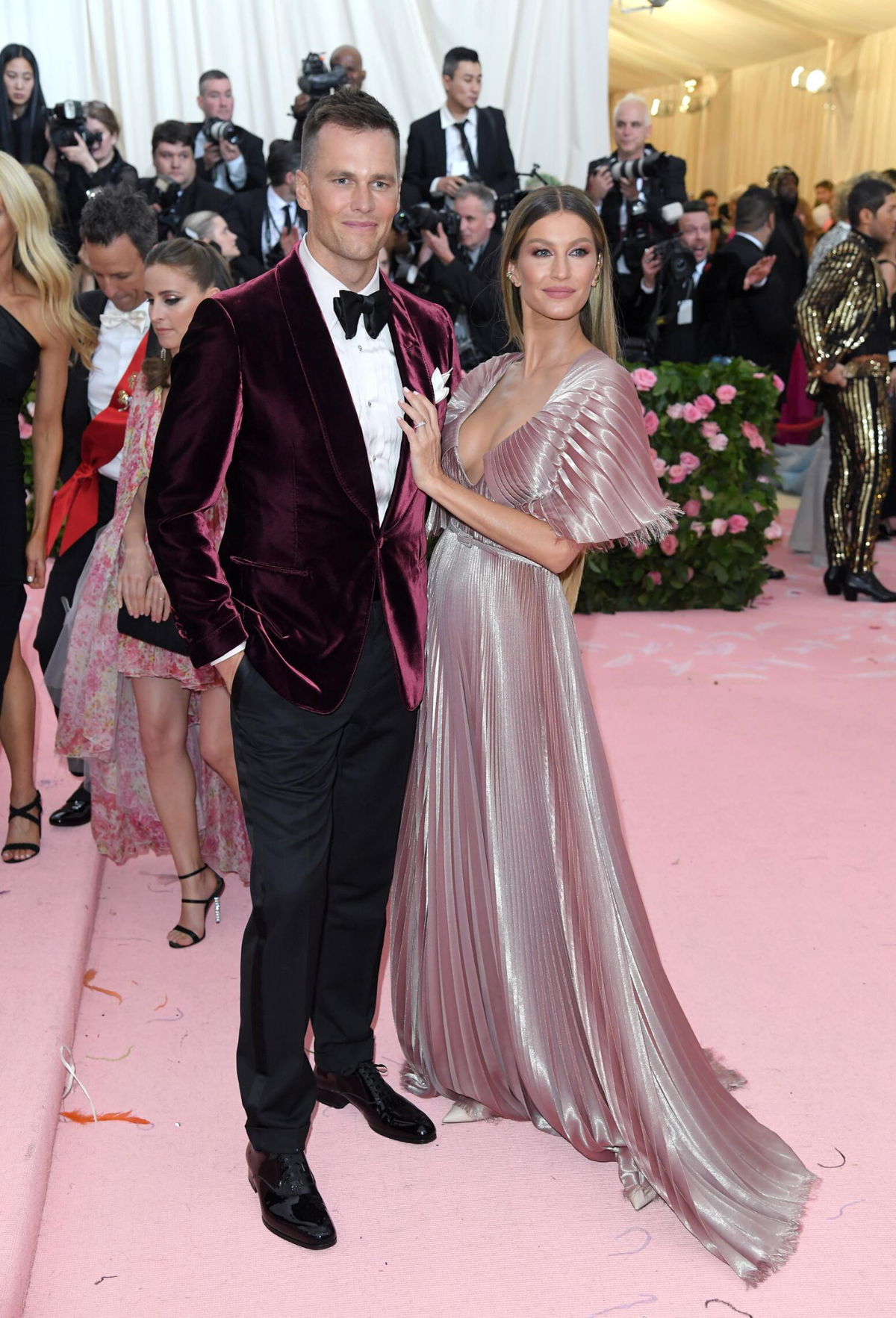 <i>Karwai Tang/Getty Images</i><br/>Tom Brady and Gisele Bundchen in 2019. Bündchen and Brady