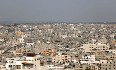 General view of Gaza city on May 29. Hamas executed five Palestinians in Gaza
