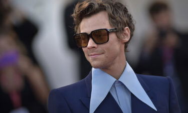 Harry Styles is seen at the 79th Venice International Film Festival on September 5.