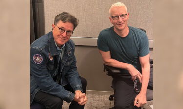 (From left) "The Late Show" host Stephen Colbert and CNN anchor Anderson Cooper discussed how losing close family members at an early age has impacted them.