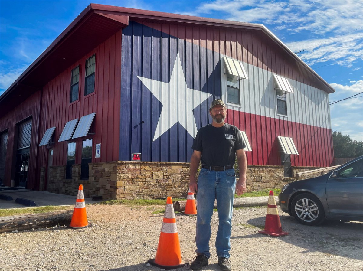 <i>Aram Roston/Reuters</i><br/>Phil Waldron poses for a photo at his distillery