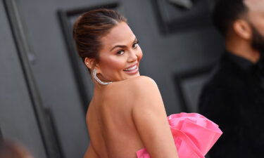 Chrissy Teigen is pictured here on April 3.