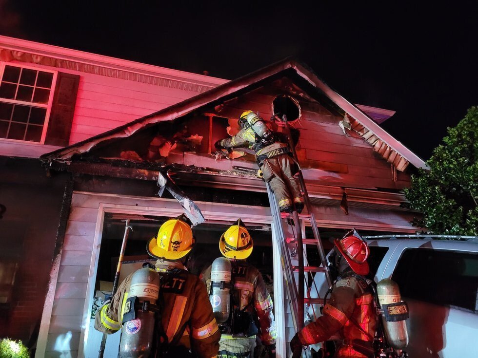 <i>Gwinnett County Fire Department/WANF</i><br/>An investigation is underway after a massive fire damaged a two-story home in Dacula