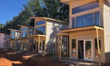 A new community of micro-homes is starting to take shape in College Park.