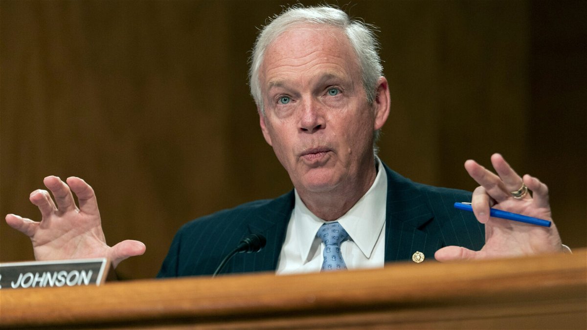 <i>Jacquelyn Martin/AP</i><br/>Wisconsin Republican Sen. Ron Johnson repeated his claim that the January 6