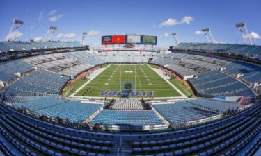 An antisemitic message was seen scrolling on the outside of TIAA Bank Field in Jacksonville during the Georgia-Florida football game on October 29.