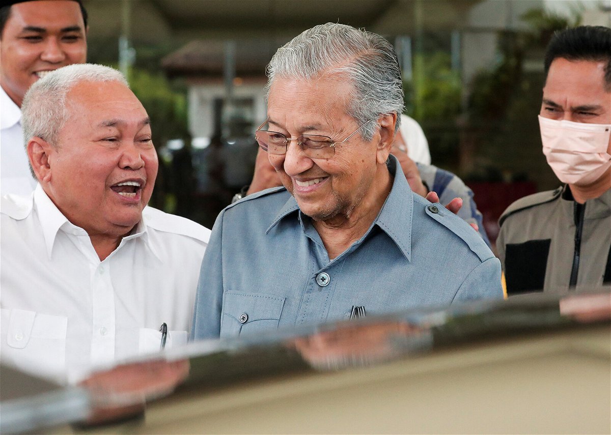 <i>Hasnoor Hussain/Reuters</i><br/>Malaysia's 97-year-old former leader Mahathir Mohamad