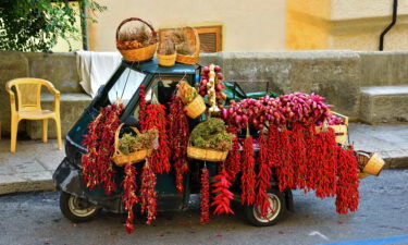 Visit Tropea and you'll see onions everywhere.