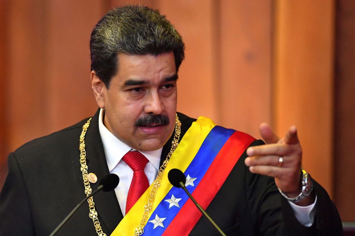<i>YURI CORTEZ/AFP/AFP via Getty Images</i><br/>Venezuela's President Nicolas Maduro is seen here in January 2019. Venezuela has lost its seat on the United Nations Council of Human Rights.