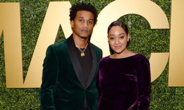 Tia Mowry announced on social media Tuesday that she and her husband Cory Hardrict are divorcing. Hardrict and Mowry are pictured here in 2020.