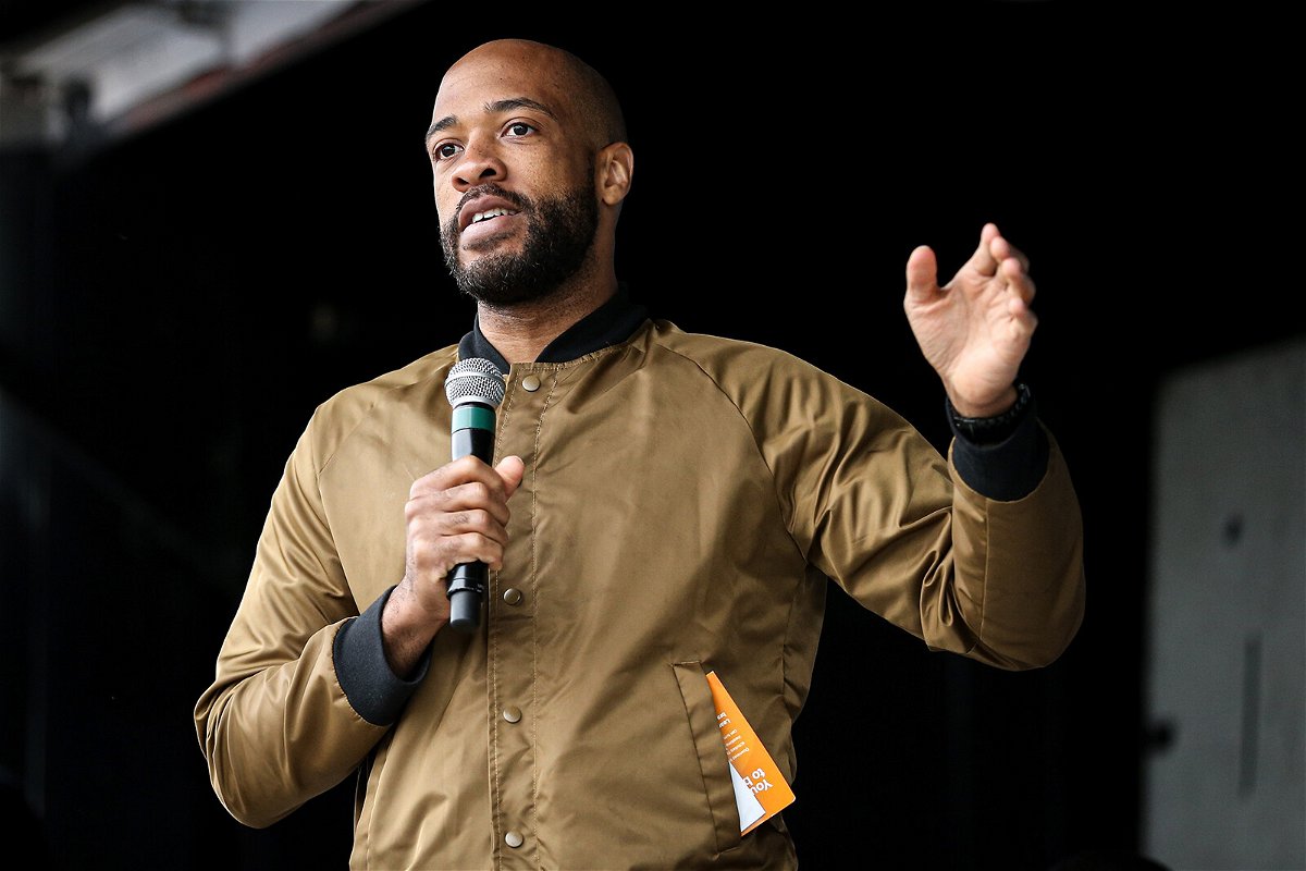 <i>Dylan Buell/Getty Images for VIBE</i><br/>Wisconsin Democratic Senate nominee Mandela Barnes has previously signaled his support for removing police funding and abolishing ICE according to a review by CNN's KFile